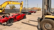 گزارش تصویری از انهدام خودروهای آمریکایی در ایران