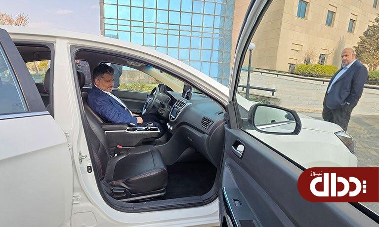 بازدید مدیر عامل کرمان موتور از سدان هیبرید ملی ایگل