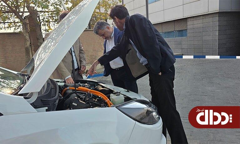 بازدید مدیر عامل کرمان موتور از سدان هیبرید ملی ایگل