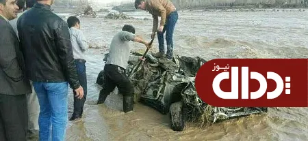 عکس/ ببینید سیل دیشب با این خودرو چه کرده است!