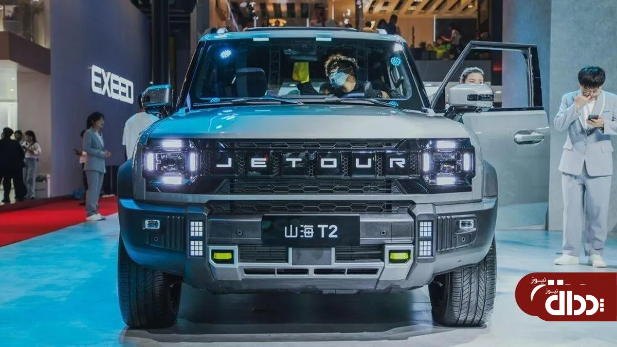 JETOUR T2 شاسی بلند چری در Auto Shanghai 2025 معرفی شد +تصاویر