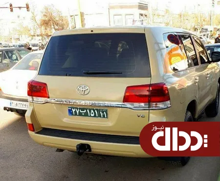 عکس/ خودروی لندکروز طلایی جدید نیروی انتظامی