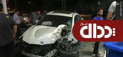 عکس/ تصادف شدید ب ام و X4 در تهران