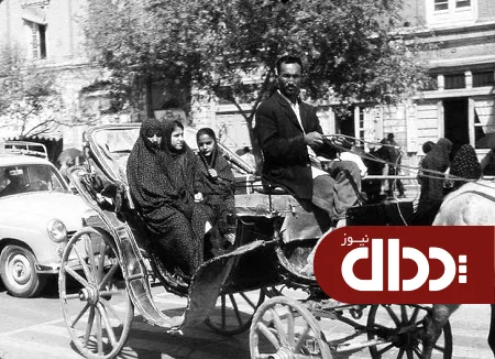 عکس/ درشکه سواری در تهران دهه 40
