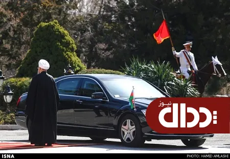 عکس/ خودروی رئیس جمهور آذربایجان در تهران