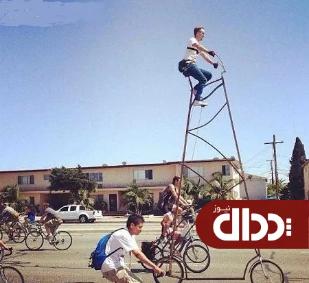 عکس/ عجیب ترین دوچرخه دنیا