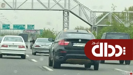 عکس/ Bmw ایکس 6 با چرخ عجیب در تهران