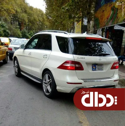 عکس/ تردد بنز گرانقیمت «ML» در کشور