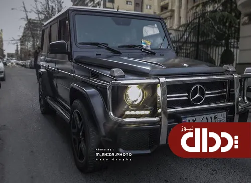 عکس/ خودروی گرانقیمت مرسدس بنز در تهران