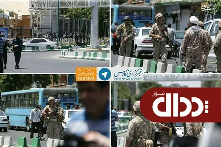 عکس/ حضور تک تیراندازهای سپاه در مجلس
