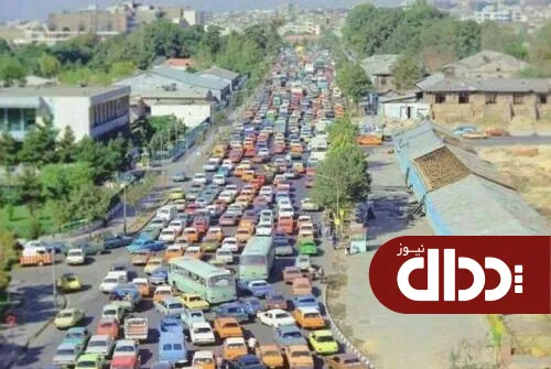 عکس/ ترافیک خیابان عباس آباد دردهه 50