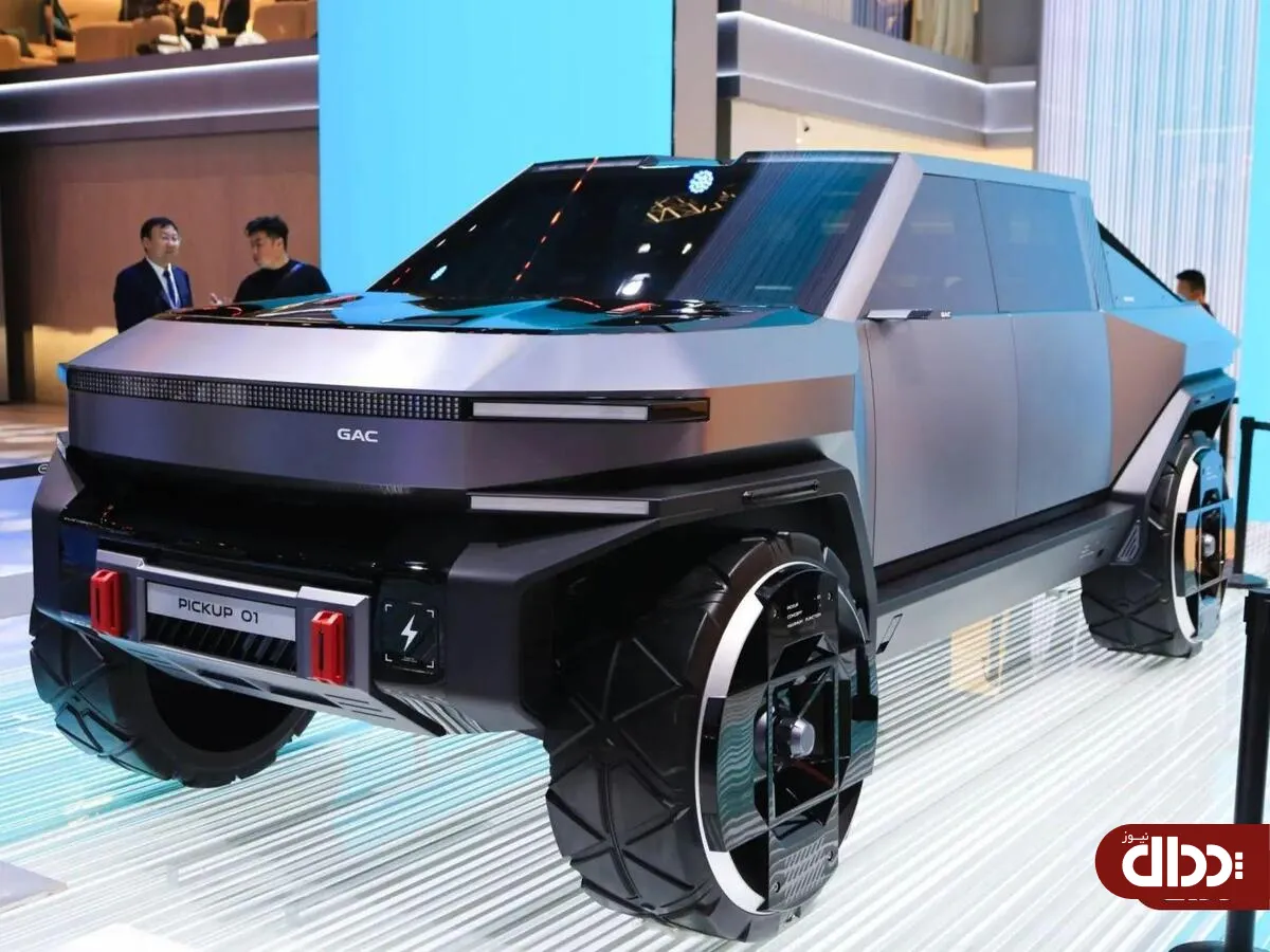 GAC PICKUP 01 رقیب تسلا سایبرتراک در شانگهای رونمایی شد +تصاویر