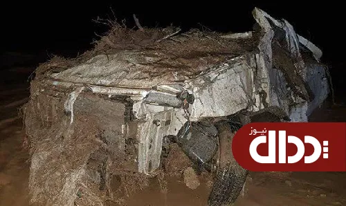 عکس/ رنو ال 90 بعد از گرفتار شدن در سیلاب