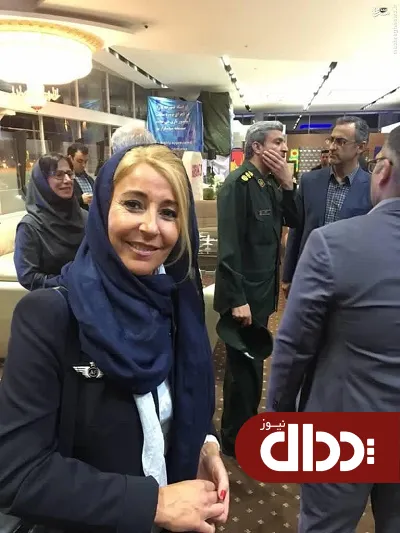 عکس/ پوشش مهماندار پرواز ایرفرانس در تهران