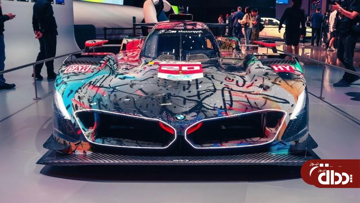 خودروی هنری bmw v8 art car در شانگهای رونمایی شد +تصاویر