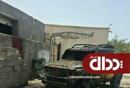 عکس/ آتش سوزی عجیب تویوتا FJ در قشم