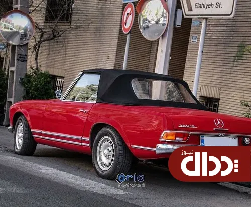 عکس/ خودروی کمیاب و گران‌قیمت بنز در تهران!