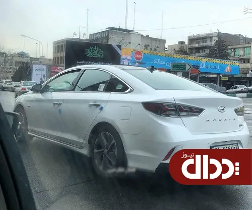 عکس/ هیوندای سوناتا هیبریدی در تهران
