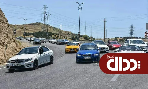 عکس/ رژه خودروهای لوکس و گرانقیمت آلمانی در خیابانهای تهران