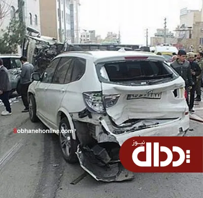 عکس/ تصادف شدید کامیون با 2 شاسی بلند