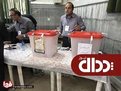 عکس/ صندوق رای بدون برچسب در حسینیه ارشاد!