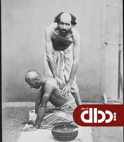 عکس/ دلاکی در دوره قاجار