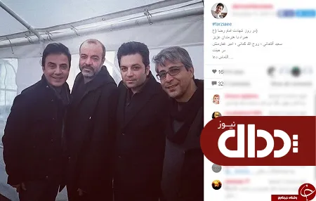 عکس/ سلفی عمو پورنگ و بازیگران طنز