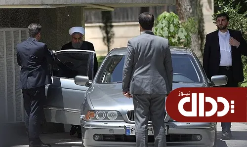 عکس/ خودرو رییس جمهور در حاشیه جلسه هیات دولت