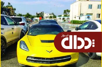 شورولت کوروت C7 ترانزیت از ایران گذشت +عکس