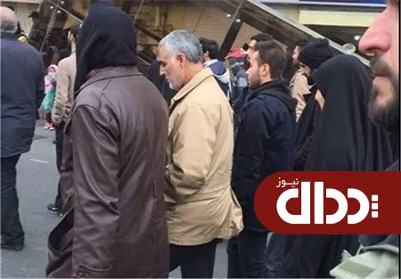 عکس/ سردار سلیمانی در راهپیمایی